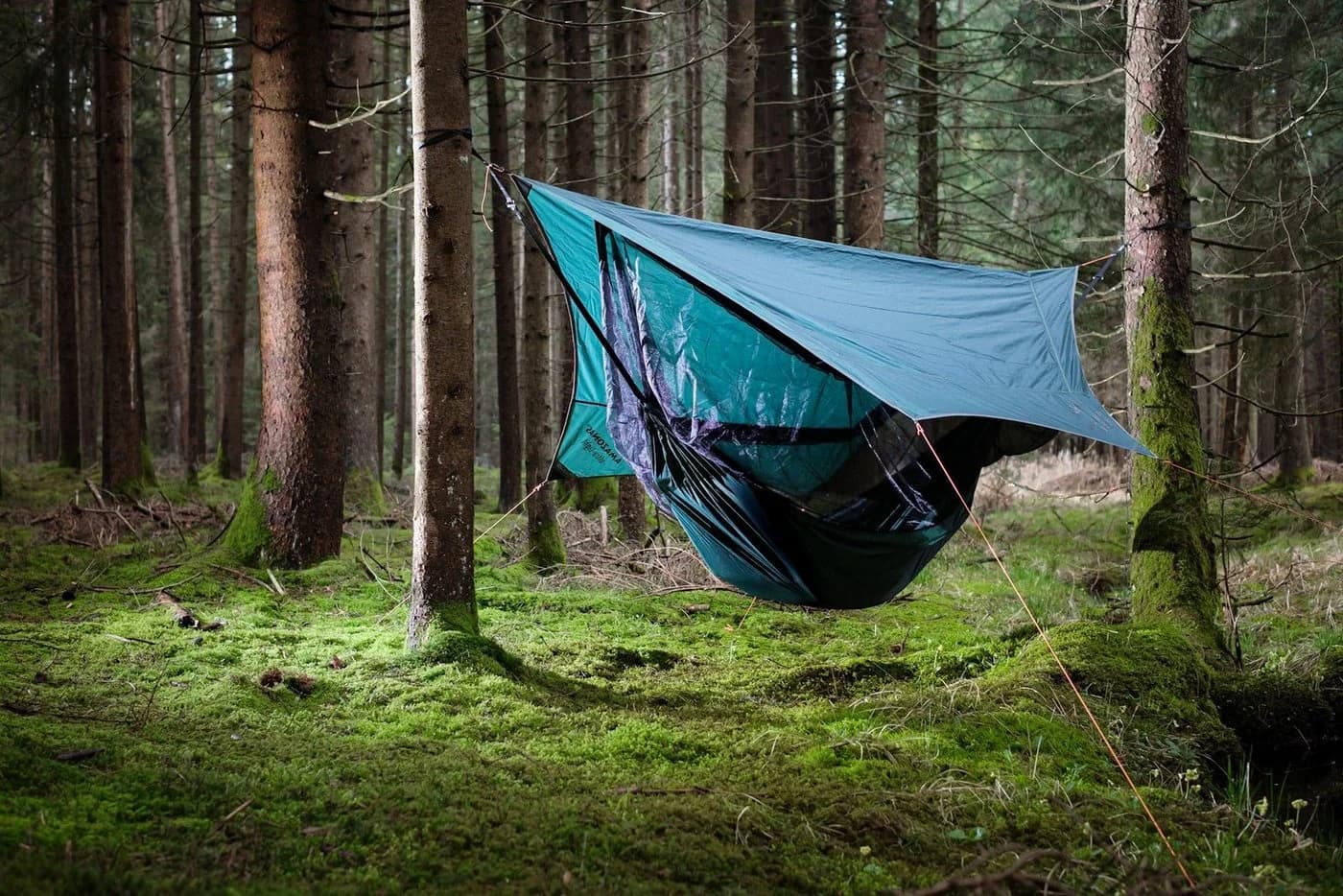 Amazonas Hängematte Traveller Camp All-in-One mit Moskitonetz und Tarp - Bild 4