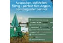MOVAN Campingstuhl 2er Partner mit Sonnenschirm und Kühlbox - Grün Bild 1