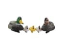 colourliving Schwimmenten-Familie 5er Set Bunt Kunststoff Bild 2