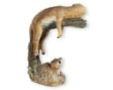 colourliving Dekofigur Erdmännchen chillend Gartenfigur handbemalt Polyresin Bild 1