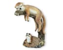colourliving Dekofigur Erdmännchen chillend Gartenfigur handbemalt Polyresin Bild 2