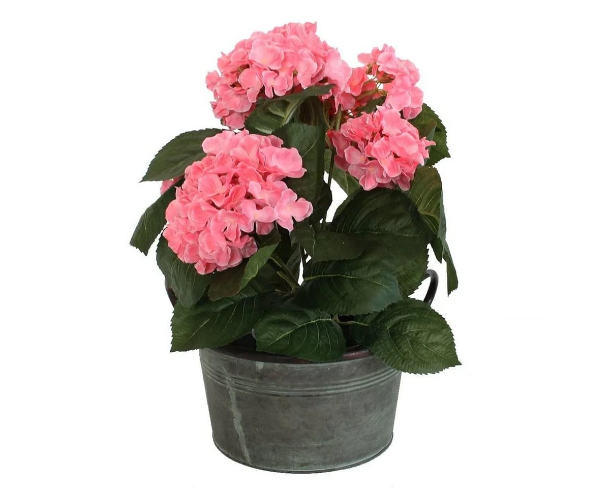 colourliving Zink Pflanztopf rund Old Green 24cm - Bild 4