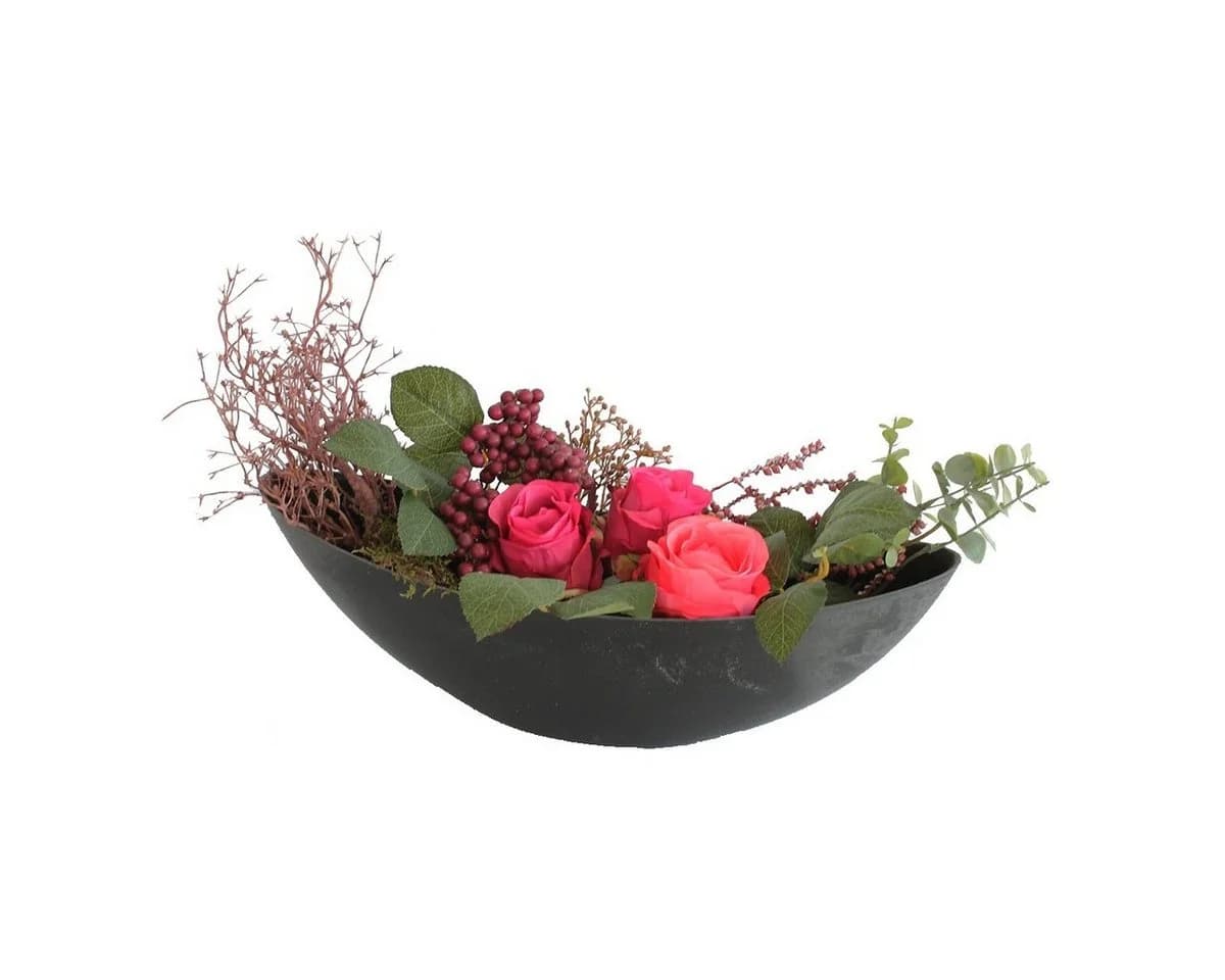 colourliving Blumentopf Pflanzschale 'Boat' L Recycelter Kunststoff