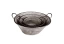 colourliving Blumentopf 3er Set Zinkwannen oval Silber Bild 2