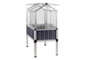 DEMA Hochbeet Eden Aluminium mit Gewächshausaufsatz Bild 3