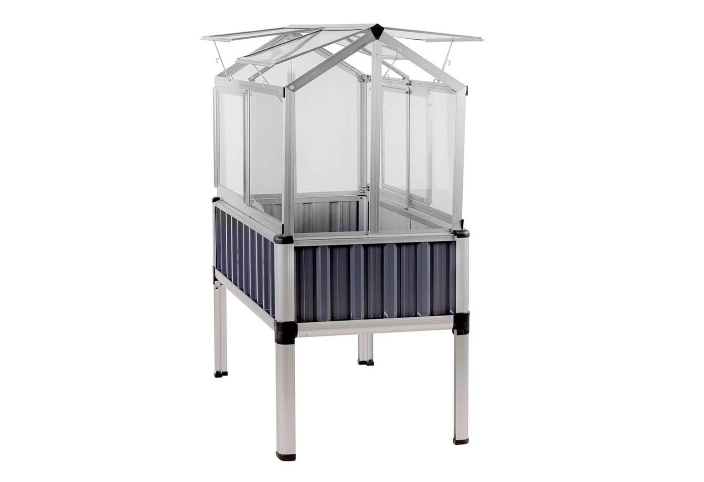 DEMA Hochbeet Eden Aluminium mit Gewächshausaufsatz - Bild 3