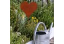CEPEWA Gartenstecker 6er Set Herz Rost-Design Bild 3
