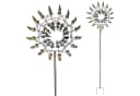 CEPEWA Windrad 3D 16 Flügel Multicolor Metallic-Effekt Gartenstecker Bild 4