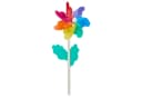 CEPEWA Windspiel Windrad 6er Set Ø11cm H30cm Holzstab Kunststoff bunt Bild 4