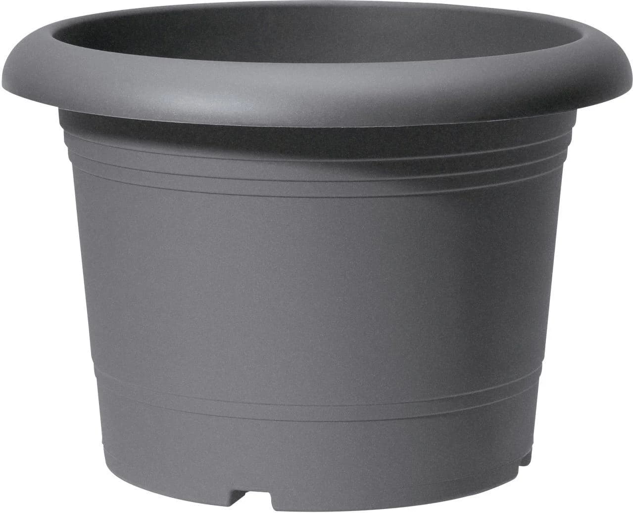 Scheurich Pflanzkübel Oliver Ø 40 x 32 cm metallic grau