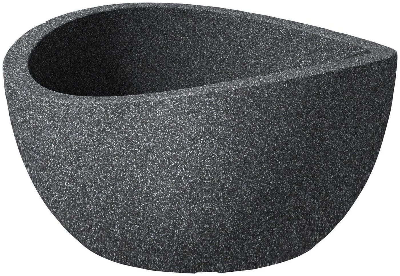 Scheurich Blumentopf 40/252 WAVE GLOBE BOWL Schwarz - Bild 2