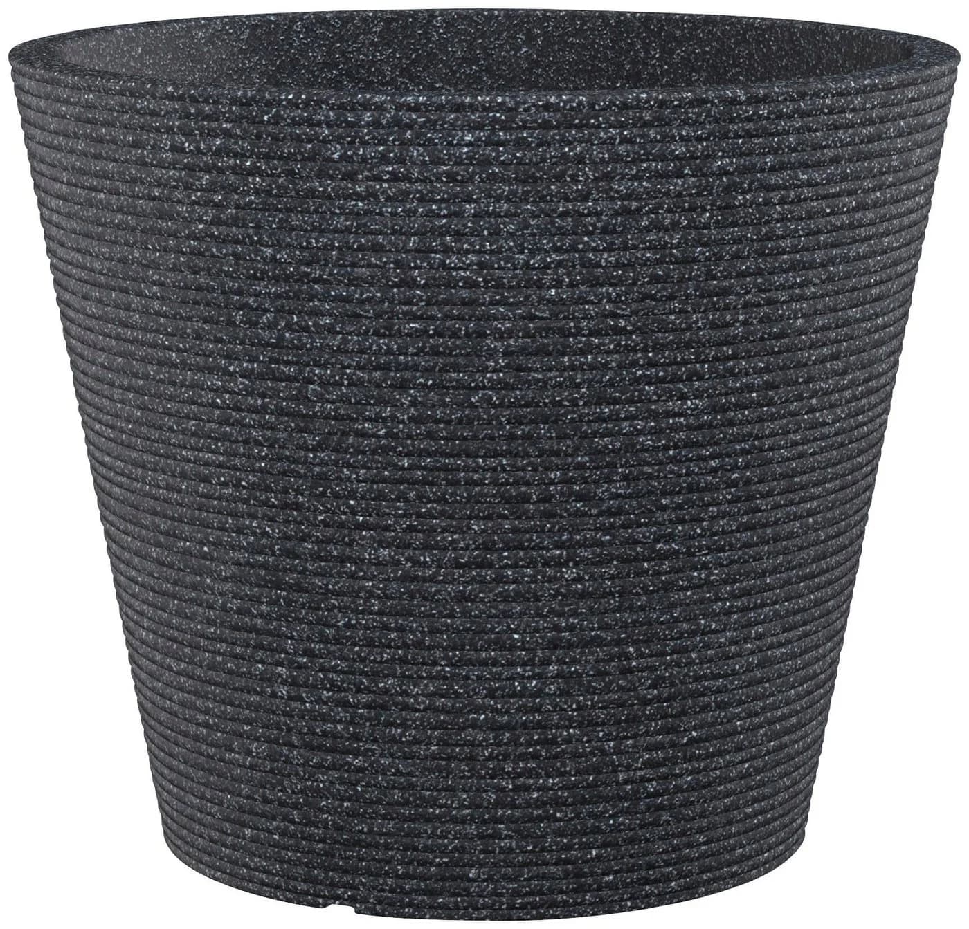 Scheurich Blumentopf CONEO 30 Schwarz Kunststoff - Bild 2