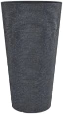Scheurich Blumentopf CONEO HIGH 55 Schwarz mit Inneneinsatz Bild 2