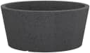 Scheurich Blumentopf 40/239 C-CONE BOWL Schwarz Kunststoff Beton-Optik Bild 1