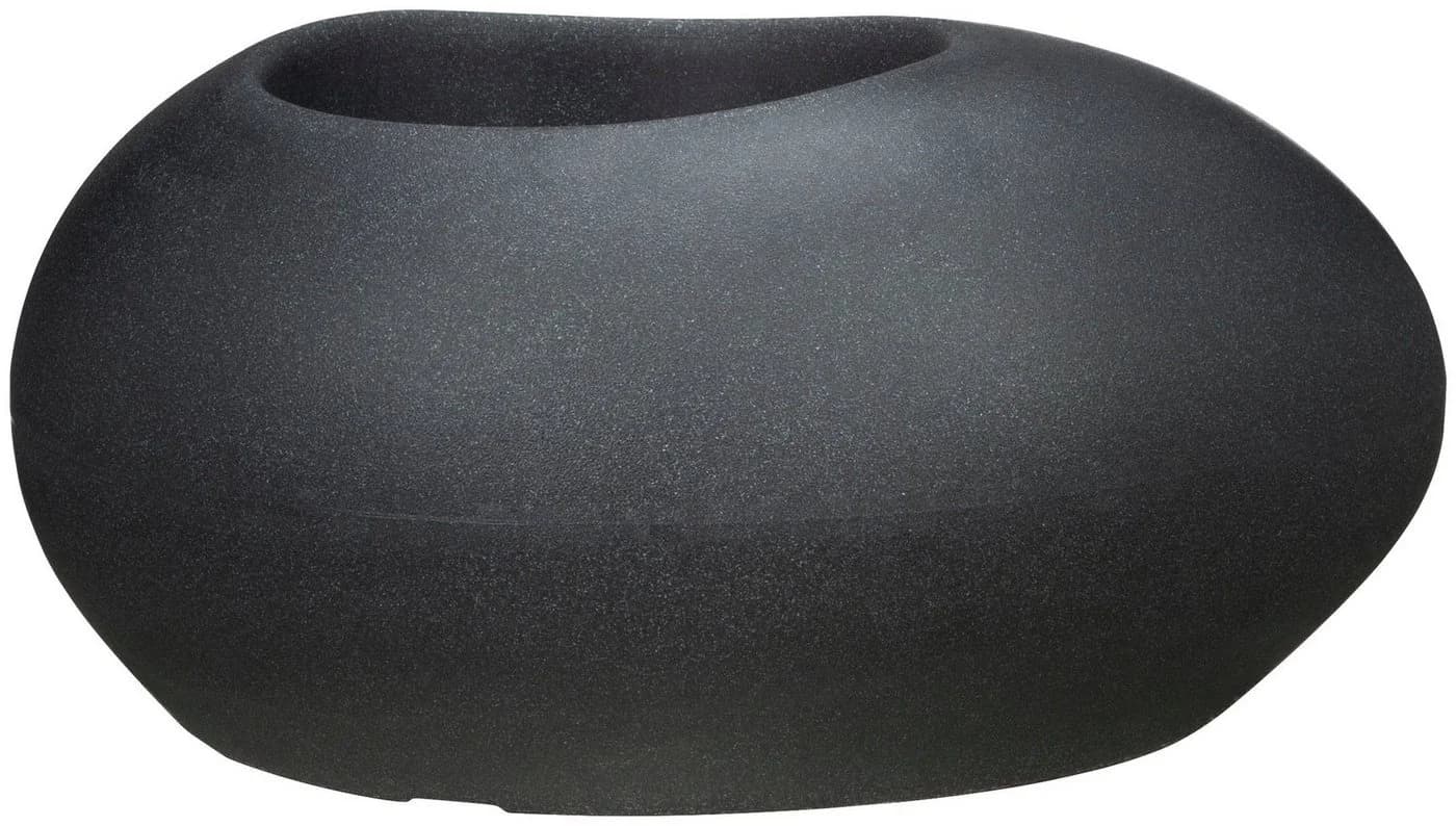 Scheurich Blumentopf 48/280 FLOW Schwarz mit Inneneinsatz - Bild 2