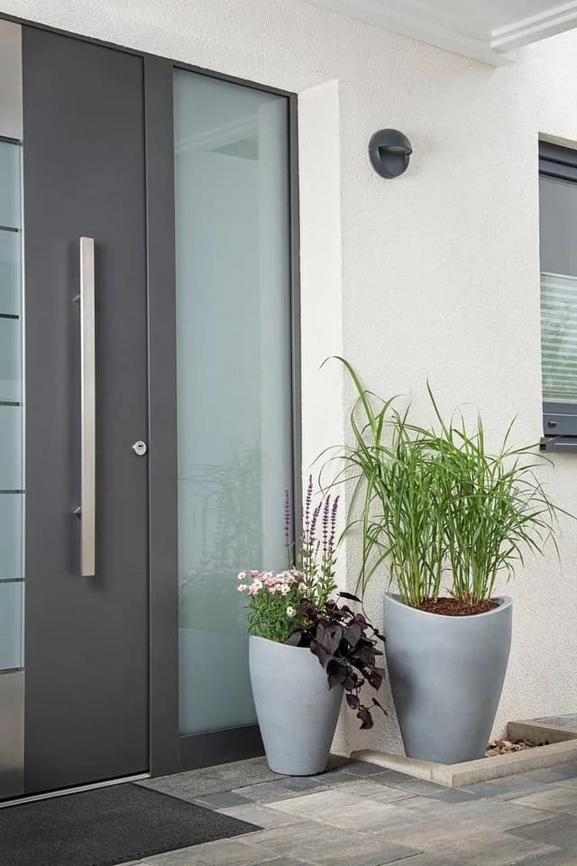Scheurich Blumentopf 40/254 Grau mit Inneneinsatz - Bild 5