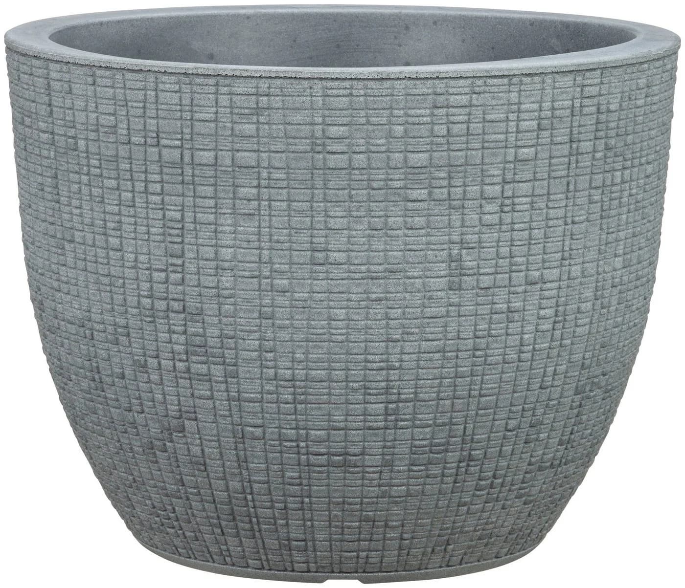 Scheurich BARCEO Blumentopf Grau Kunststoff - Bild 2