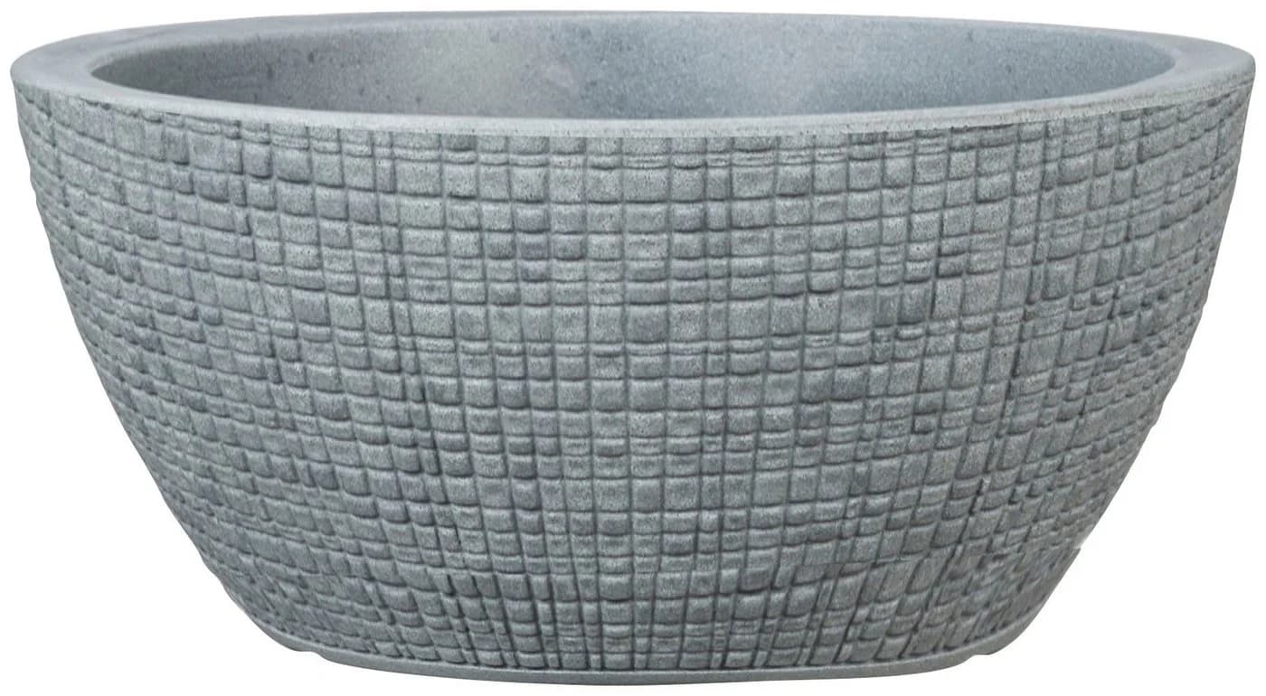 Scheurich BARCEO BOWL Blumentopf Grau Kunststoff - Bild 2