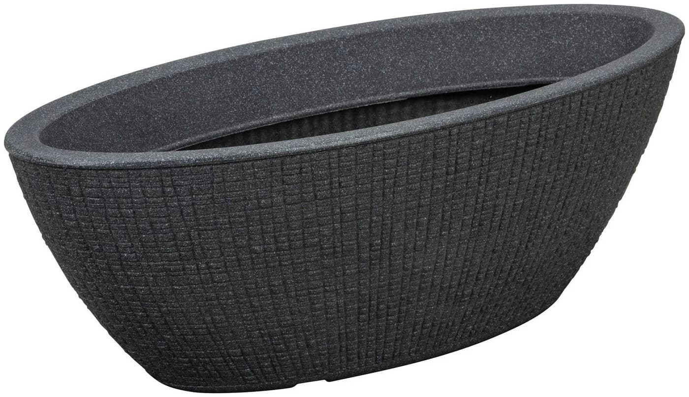 Scheurich Blumentopf 60/298 BARCEO JARDINIERE Schwarz Kunststoff - Bild 2
