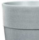 Scheurich Blumentopf 30/266 GROOVE+ Grau Kunststoff Bild 3
