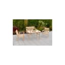 Merxx Sylt Set 5tlg. Gartenmöbel Kiefernholz 2 Sessel Bank Tisch Bild 1
