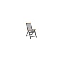 MERXX Gartensessel Tilos Klappbar Graphit Akazie Aluminium Bild 1