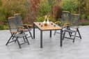 MERXX Gartensessel Tilos Klappbar Graphit Akazie Aluminium Bild 3