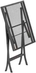 Merxx Samos Klapptisch Schwarz Metallgeflecht 60x60 cm Bild 2