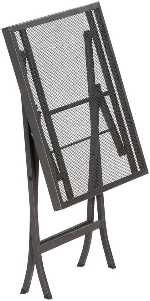 Merxx Samos Klapptisch Schwarz Metallgeflecht 60x60 cm - Bild 2