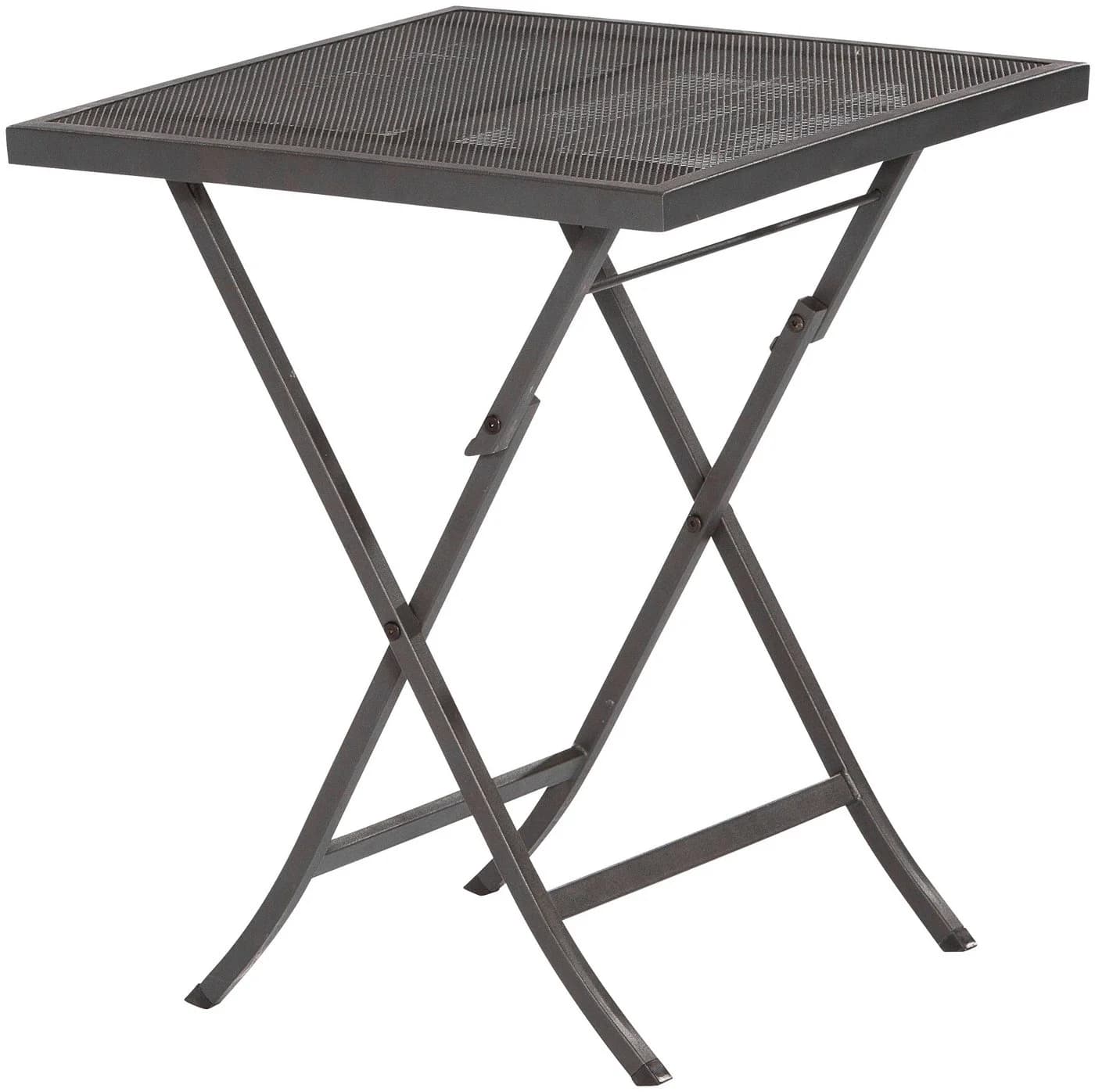 Merxx Samos Klapptisch Schwarz Metallgeflecht 60x60 cm - Bild 3