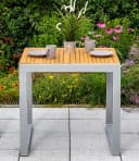 MERXX Naxos Gartentisch ausziehbar Beige Silber Bild 2