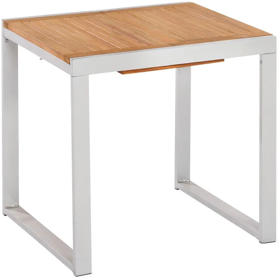 MERXX Naxos Gartentisch ausziehbar Beige Silber - Bild 3