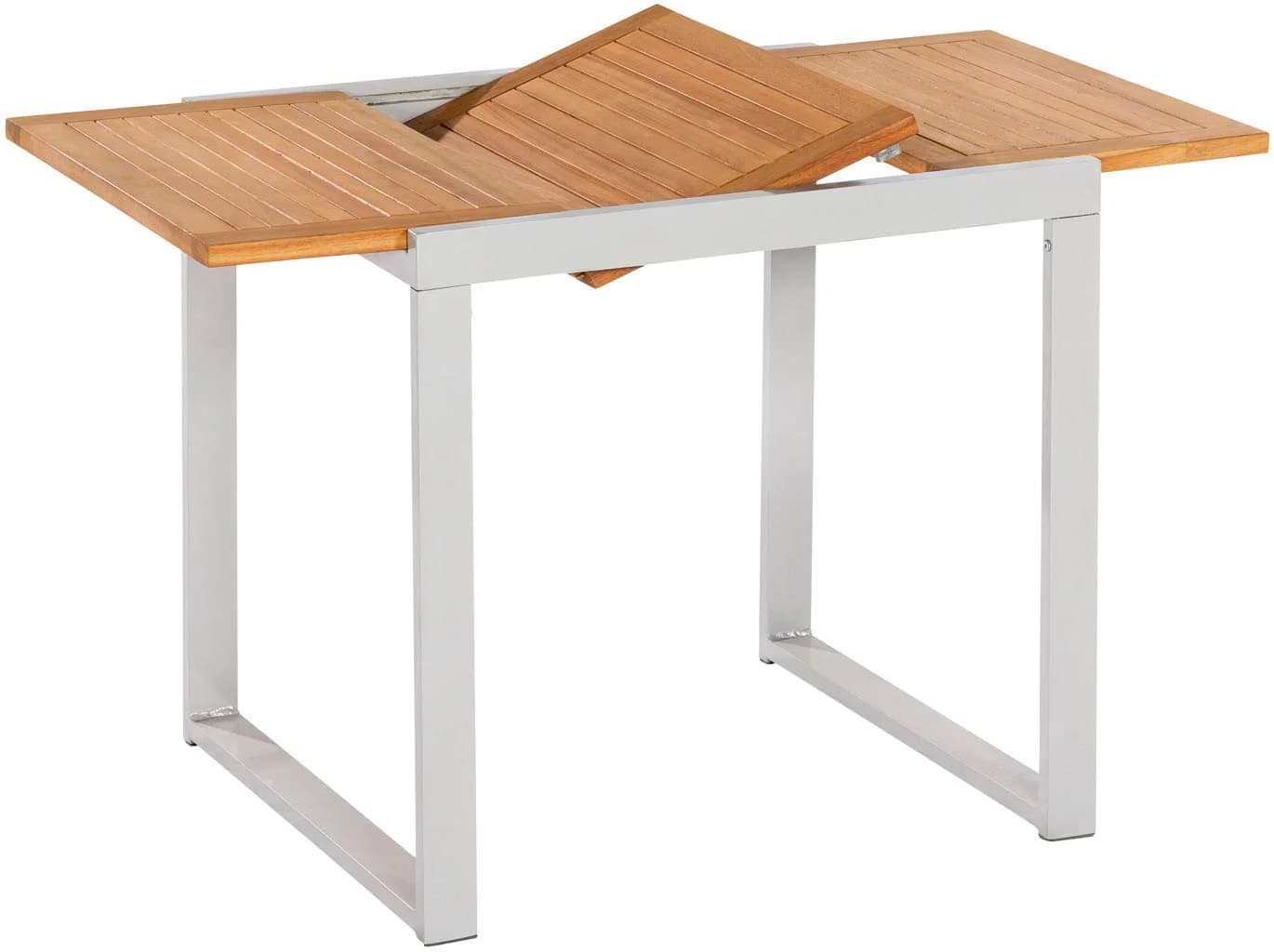 MERXX Naxos Gartentisch ausziehbar Beige Silber - Bild 5
