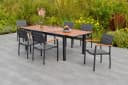 MERXX Gartentisch Paxos Ausziehbar Akazie Aluminium Bild 5