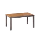 MERXX Gartentisch Santorin Beige Ausziehbar Akazie Aluminium Bild 1