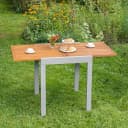 MERXX Balkonauszieh-Tisch Beige/Silber Aluminium Bild 3
