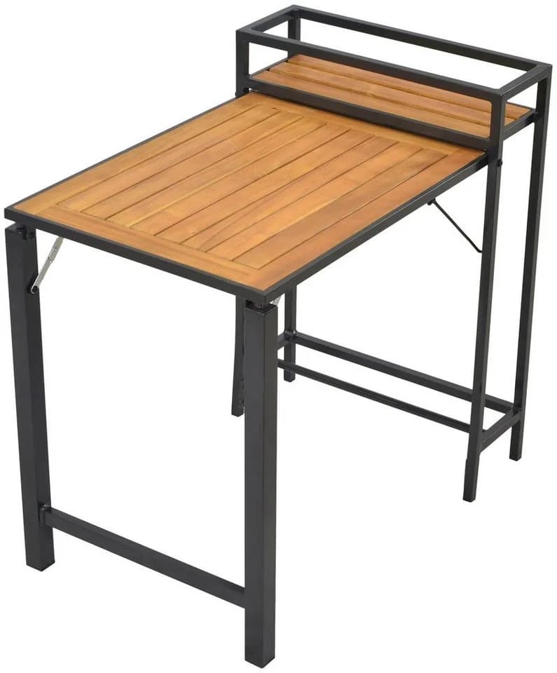 MERXX Gartentisch Santorin Klappbar Aluminium Akazie