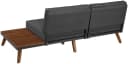 MERXX Gartenlounge-Set Athen 5-tlg. Grau/Braun Aluminium Akazie Bild 4