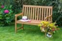 MERXX Gartenbank Mindanao Beige Natur Akazie Bild 2