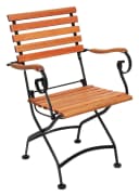 MERXX Gartensessel TOPSELLER Braun Eukalyptus Klappbar Bild 2