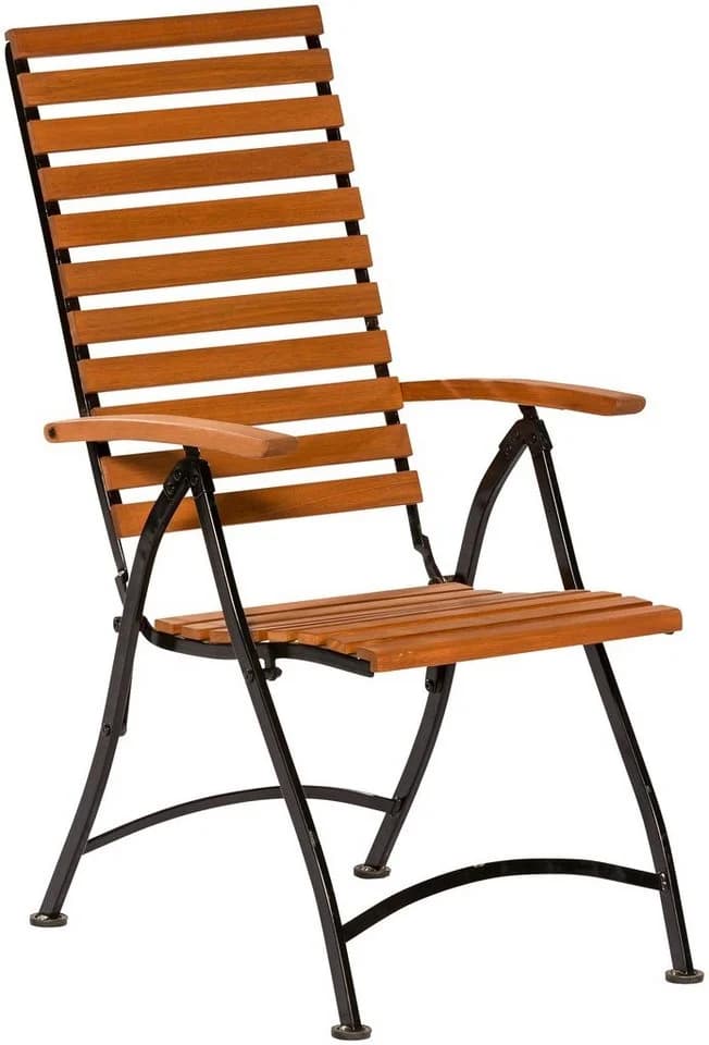 Merxx Schlossgarten Klappsessel Braun Eukalyptus - Bild 2