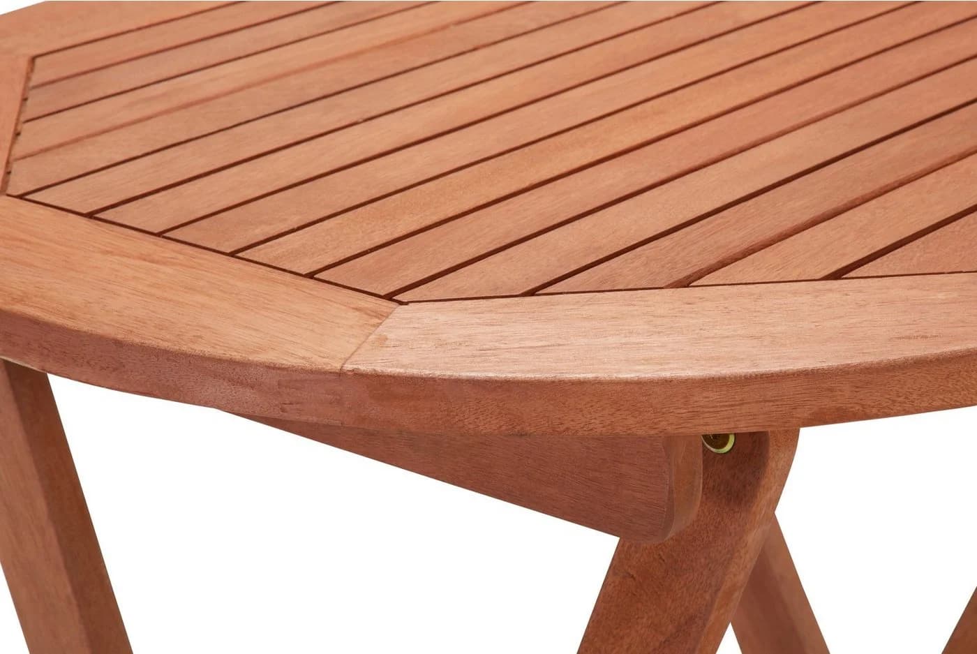 MERXX Gartentisch Borkum Klappbar Eukalyptus Rotbraun - Bild 5
