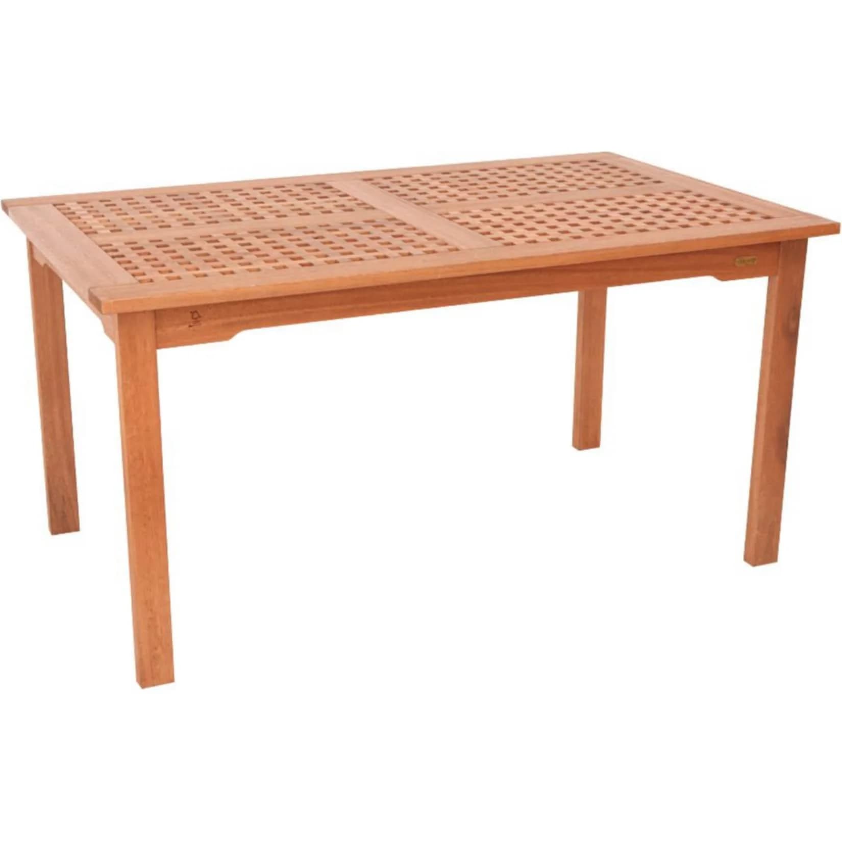 Merxx Gartentisch Lima Braun Eukalyptus Rechteckig