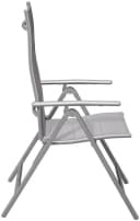 MERXX Taviano Gartenstuhl 2er Set Silber Aluminium Bild 5