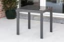 MERXX Gartentisch Grau Ausziehbar Sicherheitsglas Aluminium Bild 2