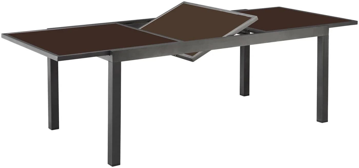 MERXX Gartentisch Amalfi Anthrazit Ausziehbar Glas Aluminium - Bild 4
