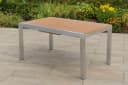 MERXX Gartentisch ausziehbar Aluminium Kunststoff Holzoptik Bild 1