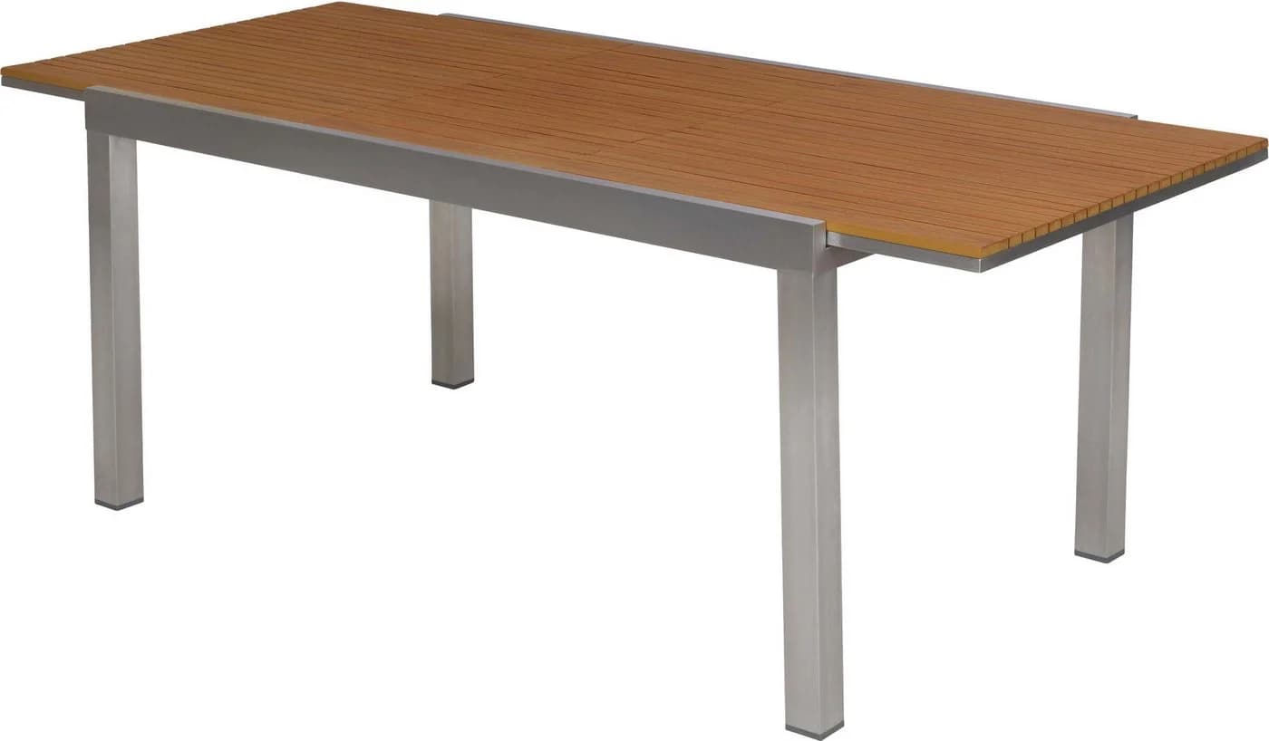 MERXX Gartentisch ausziehbar Aluminium Kunststoff Holzoptik - Bild 3