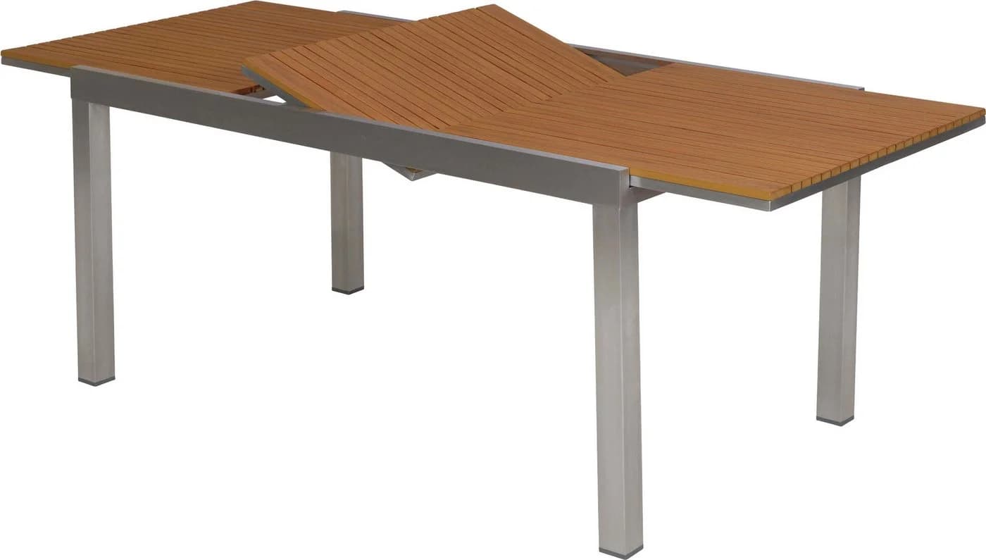MERXX Gartentisch ausziehbar Aluminium Kunststoff Holzoptik - Bild 4