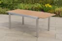 MERXX Gartentisch ausziehbar Aluminium Kunststoff Holzoptik Bild 5